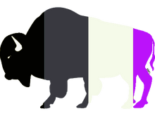 Load image into Gallery viewer, Asexual Buffalo Sticker