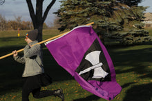 Load image into Gallery viewer, Labrys Lesbian Pride Flag