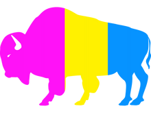 Load image into Gallery viewer, Pansexual Buffalo Sticker