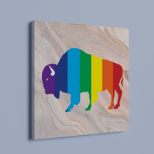 Load image into Gallery viewer, Classic Rainbow Buffalo Canvas - PEACH