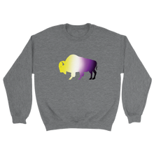 Load image into Gallery viewer, Nonbinary Gradient Buffalo Sweatshirt