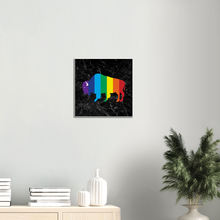 Load image into Gallery viewer, Classic Rainbow Buffalo Canvas - BLACK