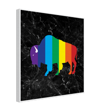 Load image into Gallery viewer, Classic Rainbow Buffalo Canvas - BLACK