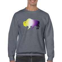 Load image into Gallery viewer, Nonbinary Gradient Buffalo Sweatshirt