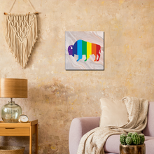 Load image into Gallery viewer, Classic Rainbow Buffalo Canvas - PEACH