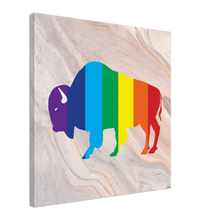 Load image into Gallery viewer, Classic Rainbow Buffalo Canvas - PEACH