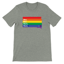 Load image into Gallery viewer, She/Her/Hers/Here SoDak Shirt
