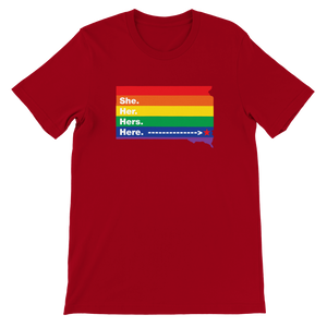She/Her/Hers/Here SoDak Shirt