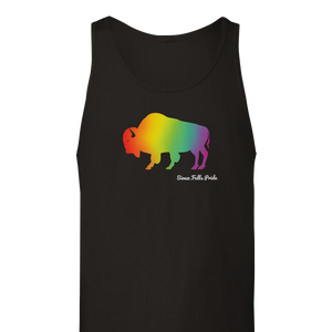 Red Gradient Bison Tank Top