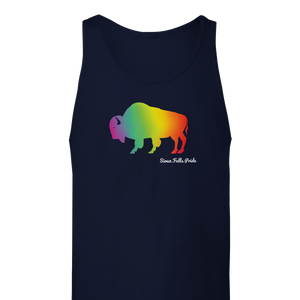 Purple Gradient Bison Tank Top