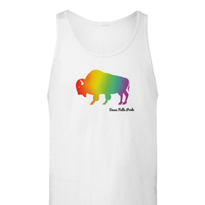 Red Gradient Bison Tank Top