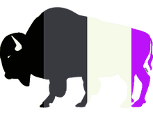 Load image into Gallery viewer, Asexual Buffalo Sticker

