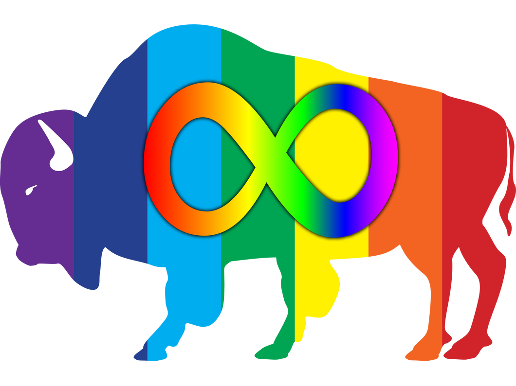 Autistic Pride Buffalo Sticker