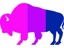 Load image into Gallery viewer, Bisexual Buffalo Sticker
