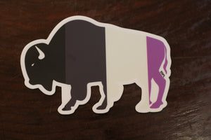 Asexual Buffalo Sticker