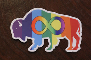 Autistic Pride Buffalo Sticker