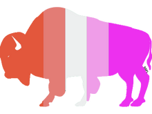 Load image into Gallery viewer, Lesbian Buffalo Sticker
