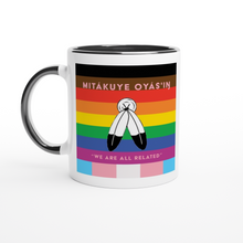 Load image into Gallery viewer, Mitákuye Oyás&#39;iŋ Two-Spirit Mug
