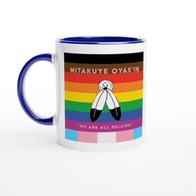 Load image into Gallery viewer, Mitákuye Oyás&#39;iŋ Two-Spirit Mug
