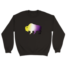 Load image into Gallery viewer, Nonbinary Gradient Buffalo Sweatshirt
