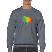 Load image into Gallery viewer, Ally Gradient Rainbow Buffalo Sweatshirt
