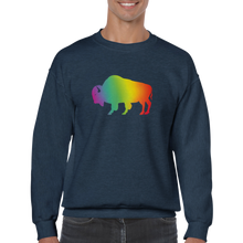 Load image into Gallery viewer, Ally Gradient Rainbow Buffalo Sweatshirt
