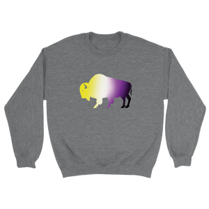 Nonbinary Gradient Buffalo Sweatshirt