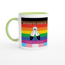 Load image into Gallery viewer, Mitákuye Oyás&#39;iŋ Two-Spirit Mug
