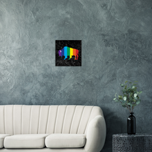 Load image into Gallery viewer, Classic Rainbow Buffalo Canvas - BLACK
