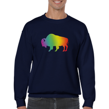 Load image into Gallery viewer, Ally Gradient Rainbow Buffalo Sweatshirt
