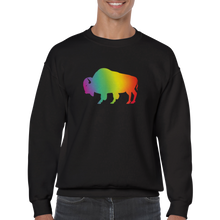 Load image into Gallery viewer, Ally Gradient Rainbow Buffalo Sweatshirt
