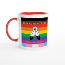 Load image into Gallery viewer, Mitákuye Oyás&#39;iŋ Two-Spirit Mug
