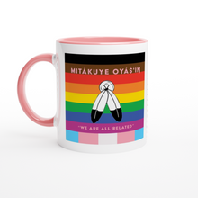 Load image into Gallery viewer, Mitákuye Oyás&#39;iŋ Two-Spirit Mug
