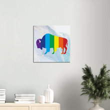 Load image into Gallery viewer, Classic Rainbow Buffalo Canvas - BLUE
